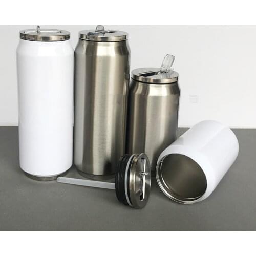 2pcs/lot Blank Sublimation 280ml/500ml Coke Bottle Cup Transfer Prtinting by Sublimation INK DIY Transfer Heat Press Printing