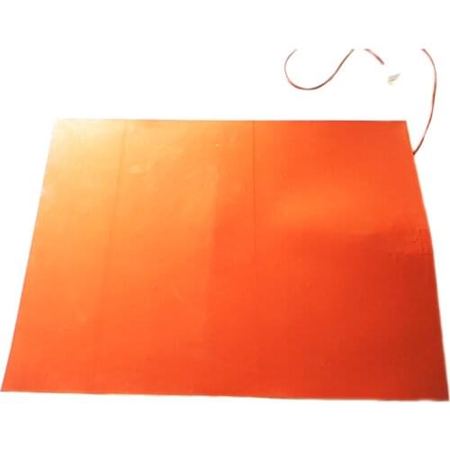 240V 5832W 900*1300*1.5mm Silicone Heater for 3d printer digital thermostat on wire 2000mm lead wire