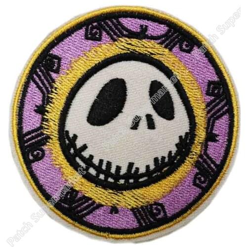 3" Nightmare Jack Face TV Movie Show Series Cartoon applique iron on patch nc