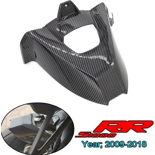 Black Carbon Motorcycle Rear Wheel Refillable Fender Cover Fairing For BMW S1000RR S1000R 2009-2018 2017 2016 2015 2014