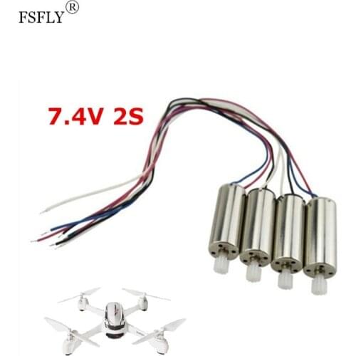 Hubsan X4 H502S 8520 7.4V 2S Drone Motors With 11pcs Teeth Plastic Gear For H502E RC Quadcopter Parts Motor