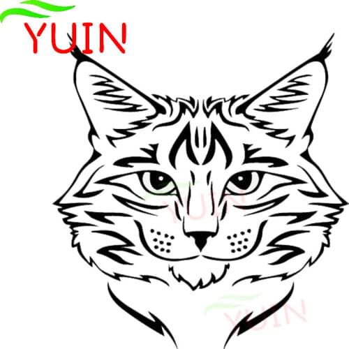 Maine Coon Cat Breed Kitten Pet Animal Car Sticker Exquisite Personality PVC Waterproof Sunscreen Decal Can Be Customized Color