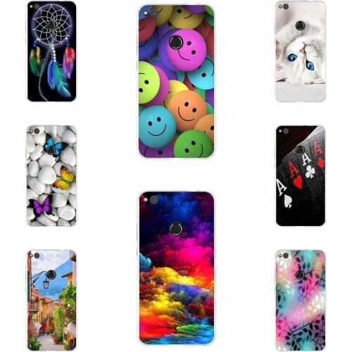 For Huawei P8 Lite / P9 Lite 2017 Case Phone Silicone Protect For Huawei Honor 8 Lite TPU For Huawei Nova Lite / Huawei GR3 2017