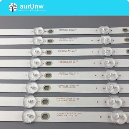 LED Backlight strip 5 lamp for Philips 50"TV 50USK1810T2 k500wdc2 a2 4708-K50WDC-A2113N11 50PUT6023 50put6002