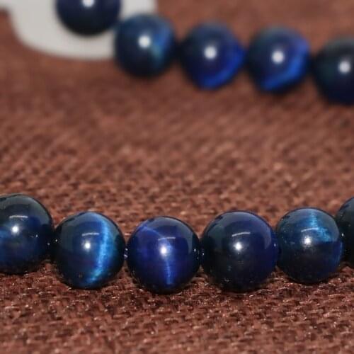 Top quality natural blue tiger eyes stone round beads 4 6 8 10 12mm diy fashion jewelry making loose beads 15inch B1028-2
