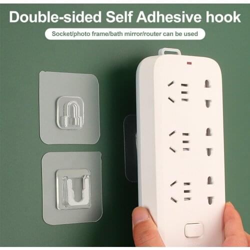 1Pc Transparent Strong Self Adhesive Door Wall Hangers Hooks Suction Heavy Load Rack Cup Sucker for Kitchen Wall Hanging Hook
