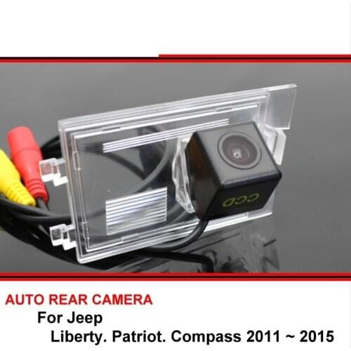 For Jeep Liberty Patriot Compass 2011~2015 Car rear view camera trasera Auto reverse backup parking Night Vision Waterproof HD
