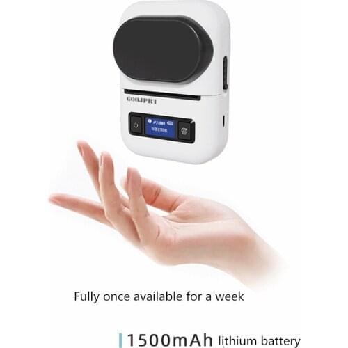 Wireless Mini 58mm 58MM Portable Bluetooth USB Label Bill Tag Jewelry Supermarket Food Price QR Code Integrated Printer