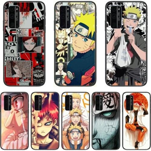 Japanese anime manga Phone Case Hull For Huawei Honor 8 9 10 20 30 A S Lite Pro 5g i Black Back Soft Cell Cover Pretty