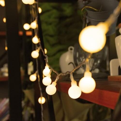 Globe String Lights Fairy Lights Battery Operated String Lights Indoor Outdoor Hanging Lights Decorative Christmas Lights