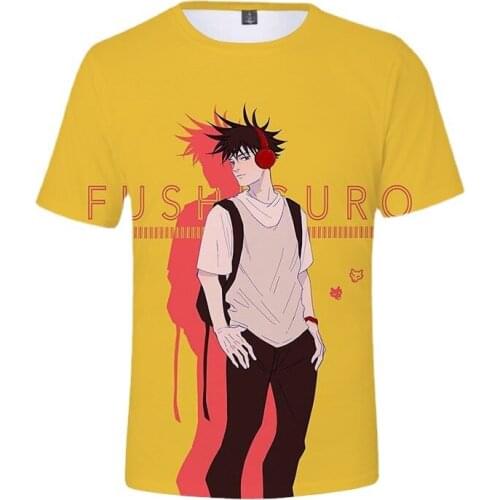 Jujutsu kaisen T Shirt Summer 3D Short Sleeve Men & Women Personality Tee 2020 New Fashion 3D Print Cosplay Tee