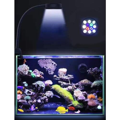Coral light sea tank led light fill light algae tank LED full-spectrum deep light, power-saving three-color light
