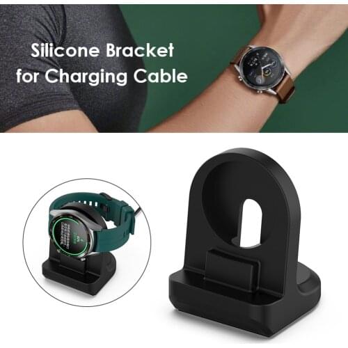 Smart Watch Bracket Base Charging Smart Watch Bracket Holder Silicone Charging Holder Stand for Honor Watch GS Pro