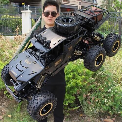 1/8 46cm Big Size Rc Car Alloy Off-road Vehicle 1/10 4wd Remote Control Cars Trucks Kids Toy for Children Birthday Gift Boy