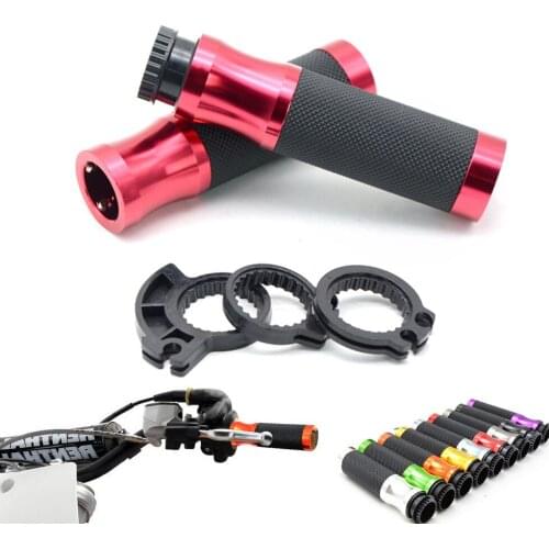 Motorcycle Accessories 22mm 7/8" Carbon Fiber Handle Bar Hand Grips Ends For SUZUKI SV 650 sv650 sv650s aprilia pegaso TL1000S