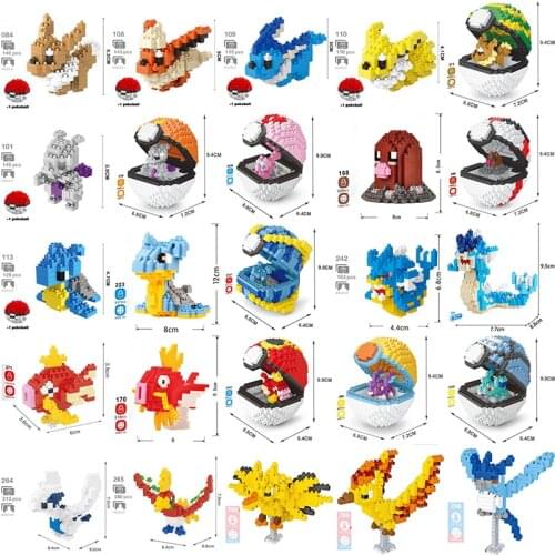 3D DIY Diamond Blocks famous Cartoon pocket animal Fox bat dog fish bird bee Giraffe horse child Toy Bouwstenen Speelgoed no box