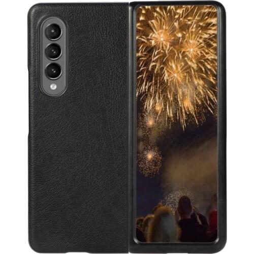 For Samsung Galaxy Z Fold 3 Case Carbon Fiber Texture Leather Shockproof Cover Capa for Samsung Z Fold 2 Fold3 Fold2 5G Case