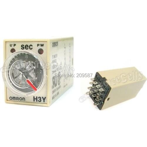 H3Y-4 AC110V 30Sec 30S Timer Relay 4PDT 14 PIN PYF14A