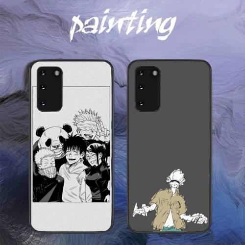 RuiCaiCa Anime Jujutsu Kaisen Phone Case for Samsung S 4 6 7 5 8 9 10 20 plus lite edge S10 5G