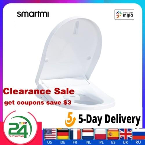 Smartmi Toilet Seat Lid Pro Electric Toilet Cover Automatic Induction Bidet APP Control Instant Heat UV Sterilization Cover 220V