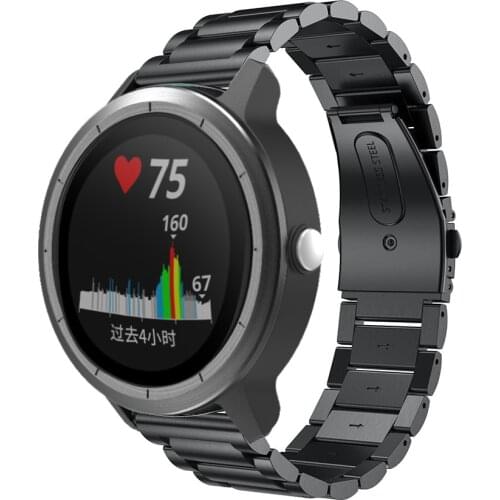 Replacement Strap For Garmin Vivoactive 3 4 4S Smart Watch Bands Stainless Steel Metal Straps For Vivoactive 3 Music Venu