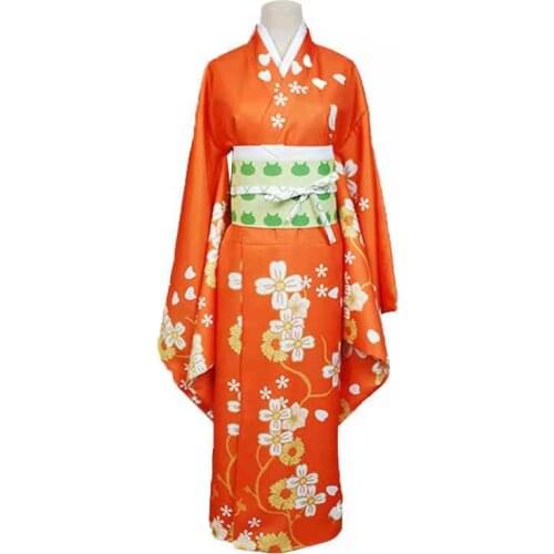 Anime Super New Danganronpa V2 Saionji Hiyoko Cosplay Costume Japanese Kimono Full Set