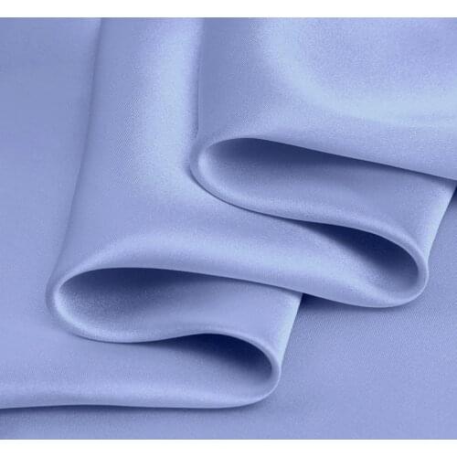 Thin Chinese Mulberry Silk Pure Real Crepe Fabric High-grade for Cheongsam Dress Skirt Natural Half A Meter Brocade Red White