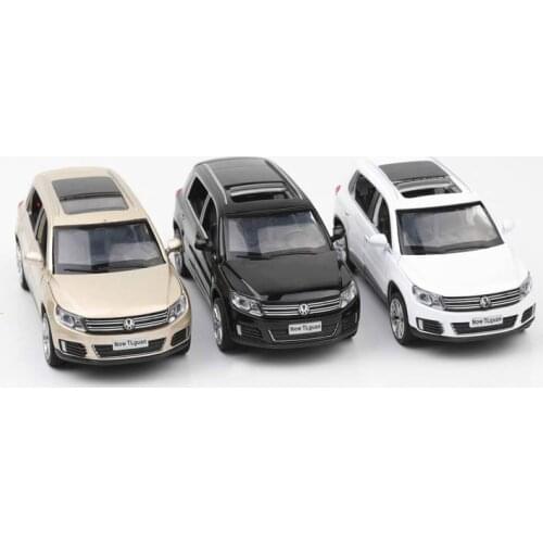 High simulation Volkswagen Tiguan L,1:32 scale alloy pull back model car,muaical&flashing,diecast metal model,free shpping