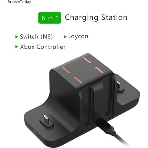 Charging Docking Station For Nintendo Switch Joycon Charger For Switch Controller Charger For Xbox One 360 Controller Gamepad