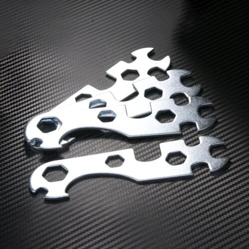 1pc Universal Bicycle Cycle Repair Wrench Tool Kit Spanner Mechanic Nut Bolt Multi-Function Flower Spanner