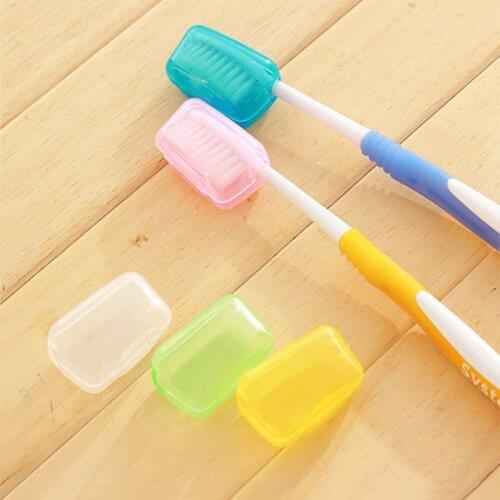5Pcs/Lot Portable Toothbrush Head Cover Case For Travel Hiking Camping Toothbrush Box Brush Cap Case Support Bathroom Accessory