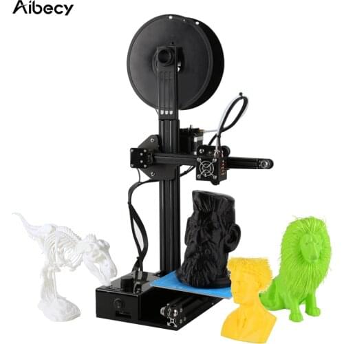 Aibecy 3D Printers Self Assembly Ender-2 3D Printer Large Printing Size 150 * 150 * 200mm High Accuracy Guide DIY Kit Tool