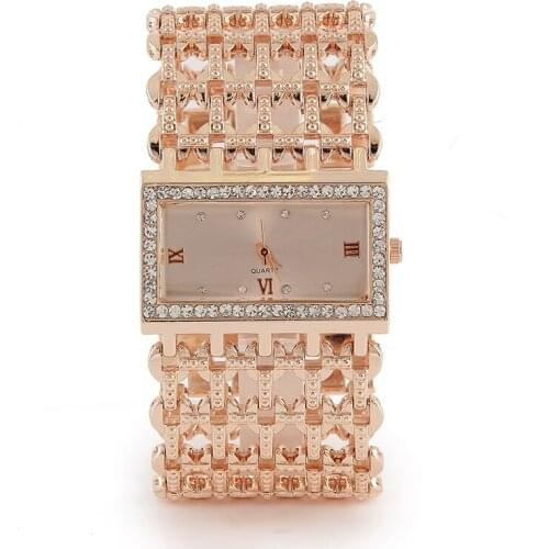 Luxury Bracelet Wrist Watches For Women Stylish Fashion Gold Alloy Strap Ladies Watch Womens Clock reloj mujer montre femme