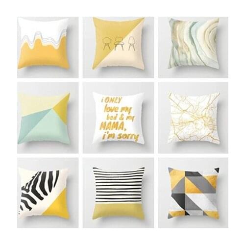 Pillow Covers Decorative Letters Poszewka Dekoracyjna House De Coussin Cojin Silla Fundas De Cojines Decorativos Cusions Cover