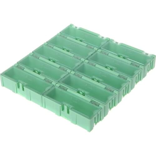 Mini SMD SMT Electronic Box IC Electronic Components Storage Case 75x31.5x21.5mm