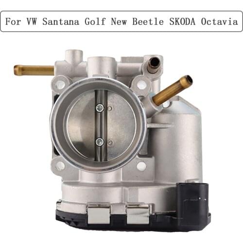 Throttle Body Assembly For Volkswagen Golf Santana 3000 New Beetle Silnik 2.0 SKODA Octavia Throttle Valve 06B133062S 06B133062H