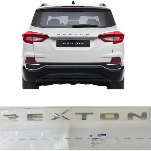 Genuine Rear Trunk Tailgate Logo Emblem for Ssangyong REXTON 2006 ~2012 Rear Trunk Lid Logo Emblem badge 7991008020