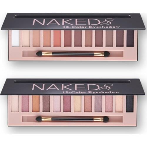 Branded Cosmetic Makeup Glitter Shimmer Matte Eye Shadow Palette Make Up 12 Colors Eyeshadow Palette Nudes Matte Women gift