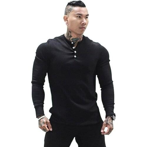 Мужские поло с длинным рукавом GYMPXINRAN China At AliExpress