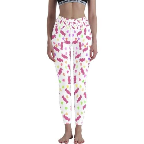 New Design Tight-fitting 3D Printing Ladies Sports Fitness Light Yoga Pants Stretch Leggings TrousersTight Pants Women Movement