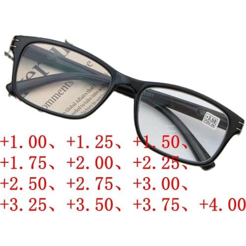 Fashion Anti-fatigue Eyewear Men Womens Unisex Reading mirror 5251 square Frame Presbyopia Hyperopia eyeglasses DRADR