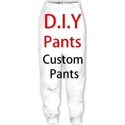 DIY Custom Design Your Own Pictures 3D Print Casual Pants Sports Sweatpants Straight Pants Sweatpants Jogging Pants Trousers
