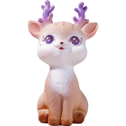 Christmas Elf Deer Ornaments Crafts Lovely Car Ornaments Birthday Party Household Decorative Toys