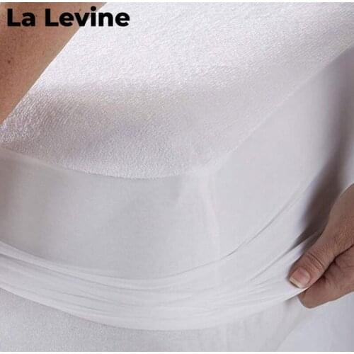 Waterproof Bedspread Polyester Cotton Terry Cloth Bed Cover Anti-mite Soft Mattress Bedding Set Diaper Baby Adult Elders