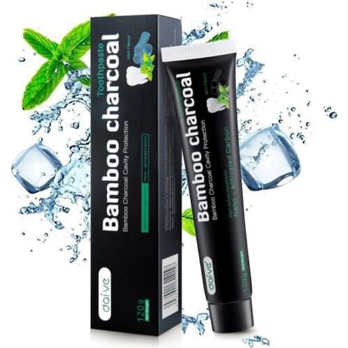 Bamboo charcoal whitening toothpaste Remove Stains Fresh Breath Whitening Gum Care Strong Teeth Toothpaste