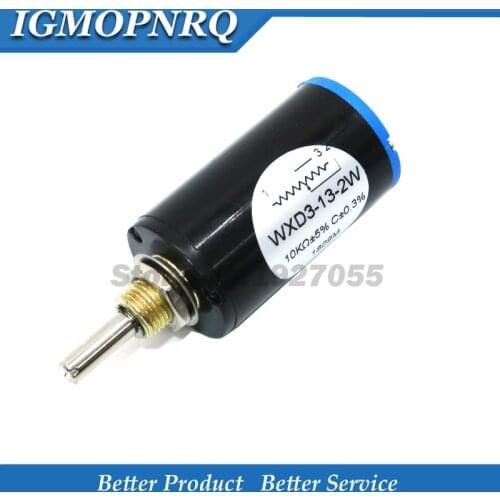 1PCS WXD3-13-2W 10K ohm WXD3-13 2W Wirewound Potentiometer Rotary side Rotary Multiturn NEW Hot sale