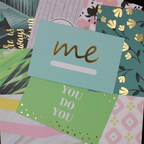 10pcs 4*6inch Double-side Printed Cardstock Die Cuts for Scrapbooking Happy Planner/Card Making/Journaling Project