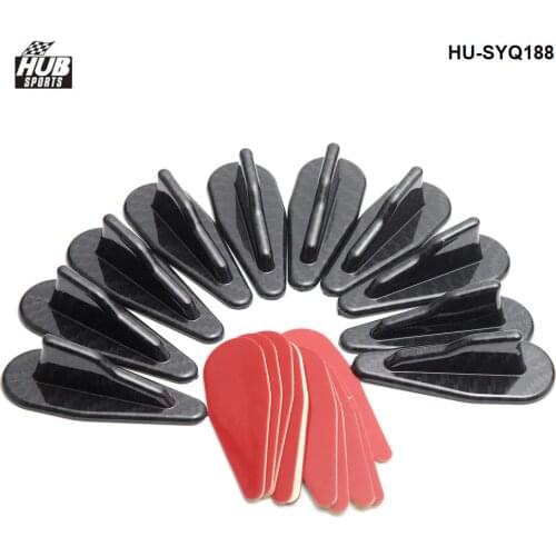 10pcs/lot Bumper Diffuser windshield Roof Spoiler Vortex Generator for Nissan Infinit HU-SYQ188