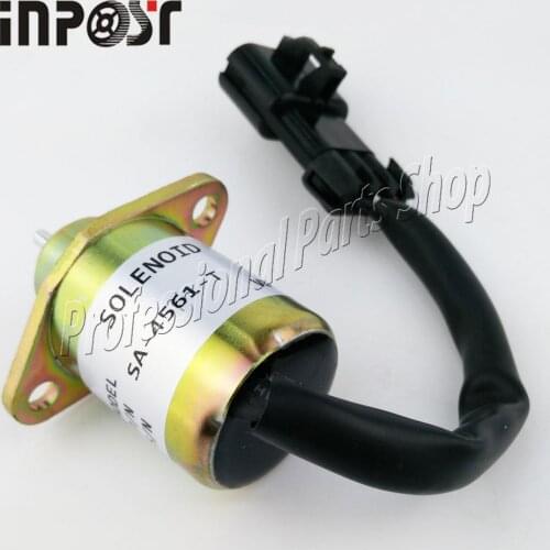 12V SA-4561-T Fuel Shutdown Solenoid Valve 1503ES-12A5UC9S For Kubota CT4.91-V1505 CT3.69-D1105 Thermo King