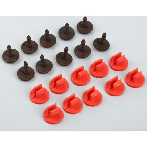 20Pcs Engine Undertray Cover Clips Screws Buttom Shield Guard Screws Splashguard For Ford C-Max S-Max Auto Fastener Clips Rivet